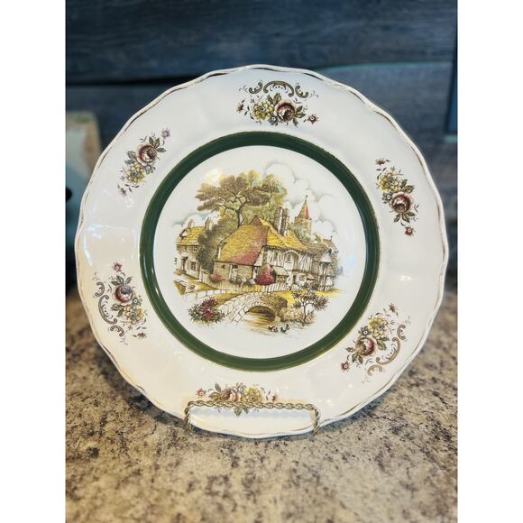 English Rural Scene Grindley Of Stoke Staffordshire England decorative plate 10” - Picture 1 of 9